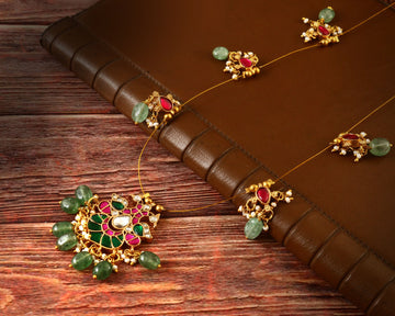 Jadau Kundan Necklace Single Chain