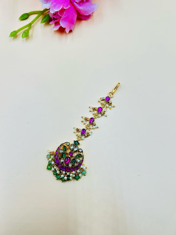 Maang Tika Set (Moon)
