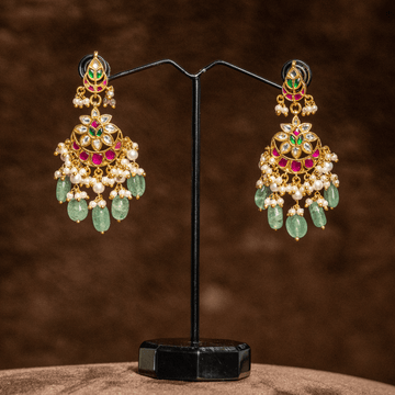 Earring One Gram 1 gm Gold coated traditionl ethnic daily party wear stud Earring