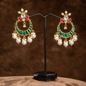 Jhumki Kundan & Stone Trendy Earring