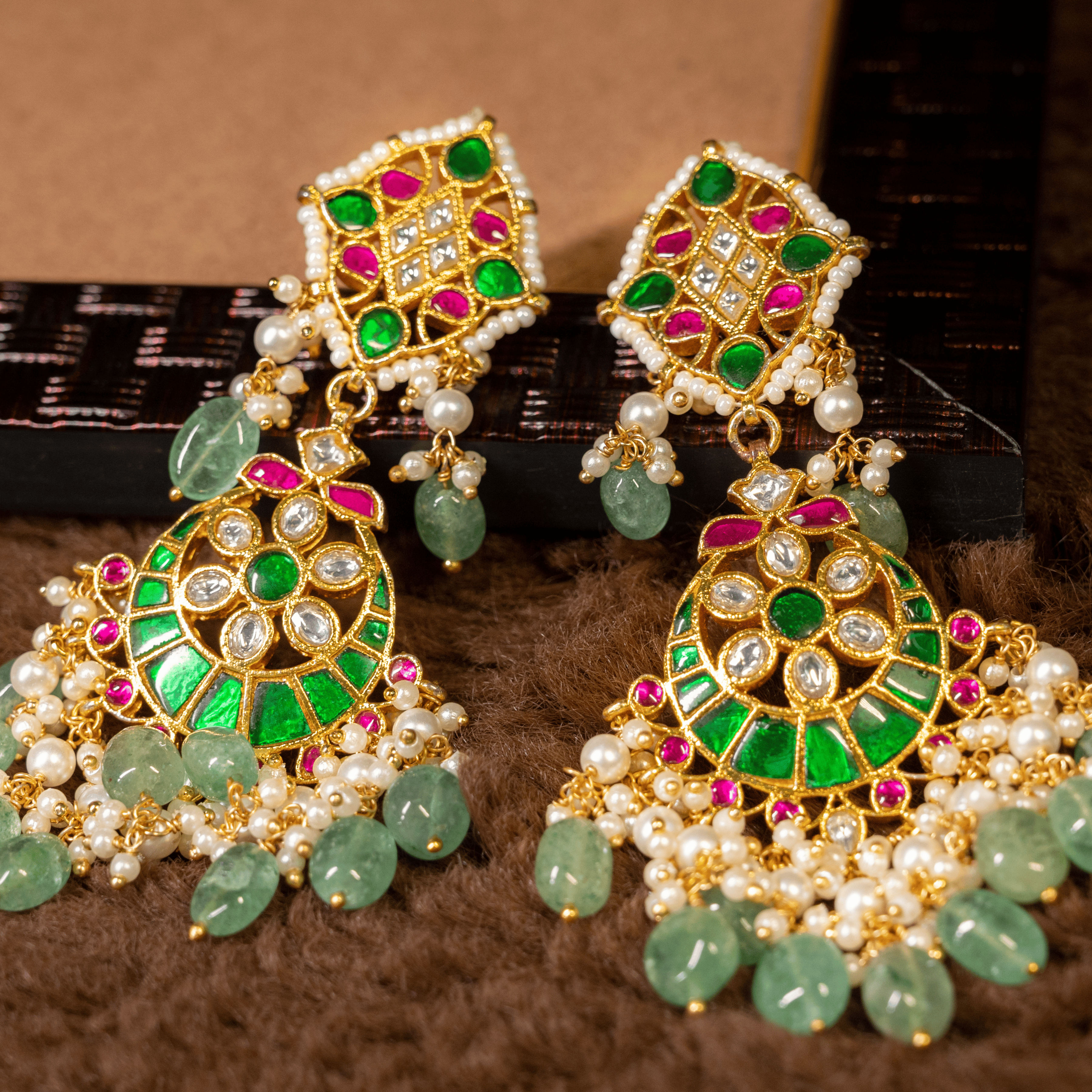 Peacock Earring Set