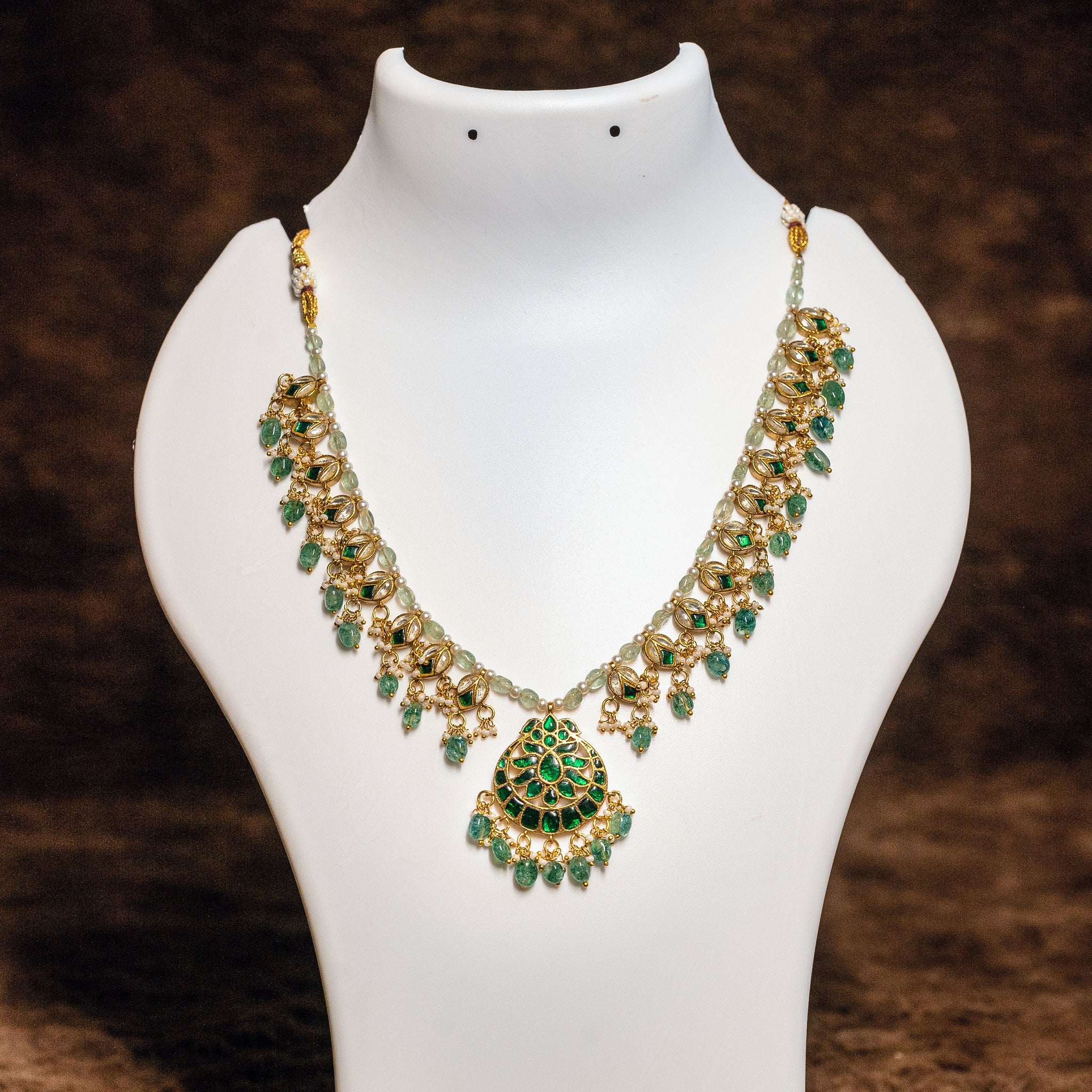 Jadau Kundan Necklace Set
