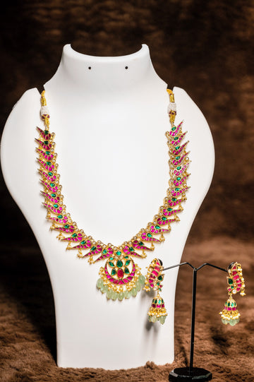 Ornate Necklace and Earrings