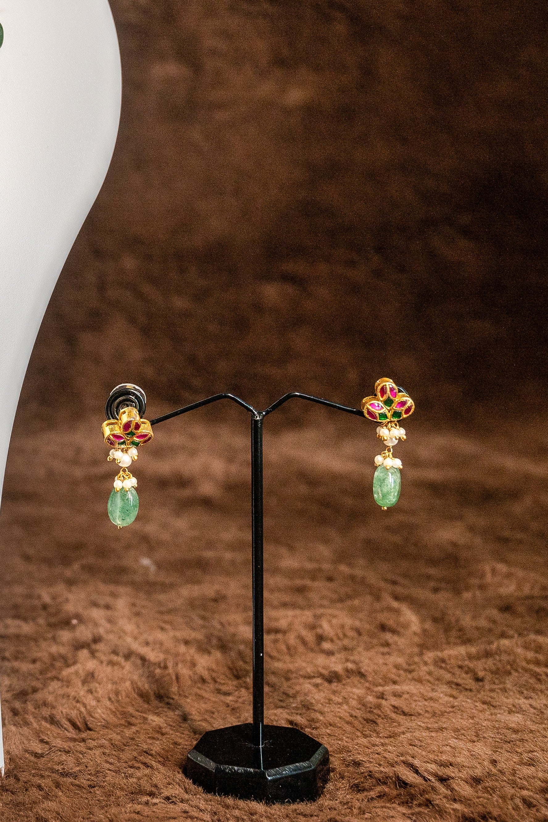 Multicolour Kundan Jewellery Set