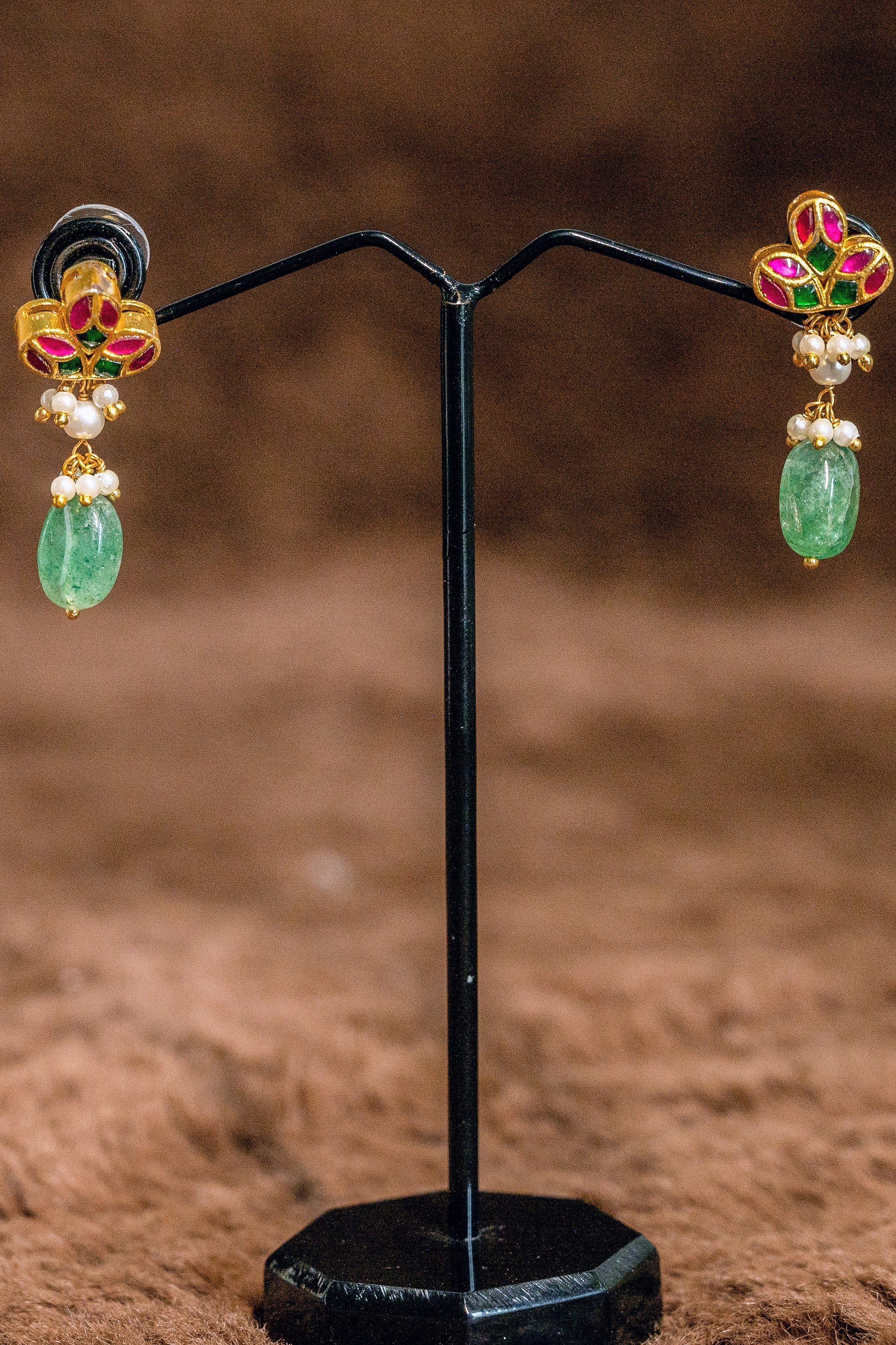 Multicolour Kundan Jewellery Set