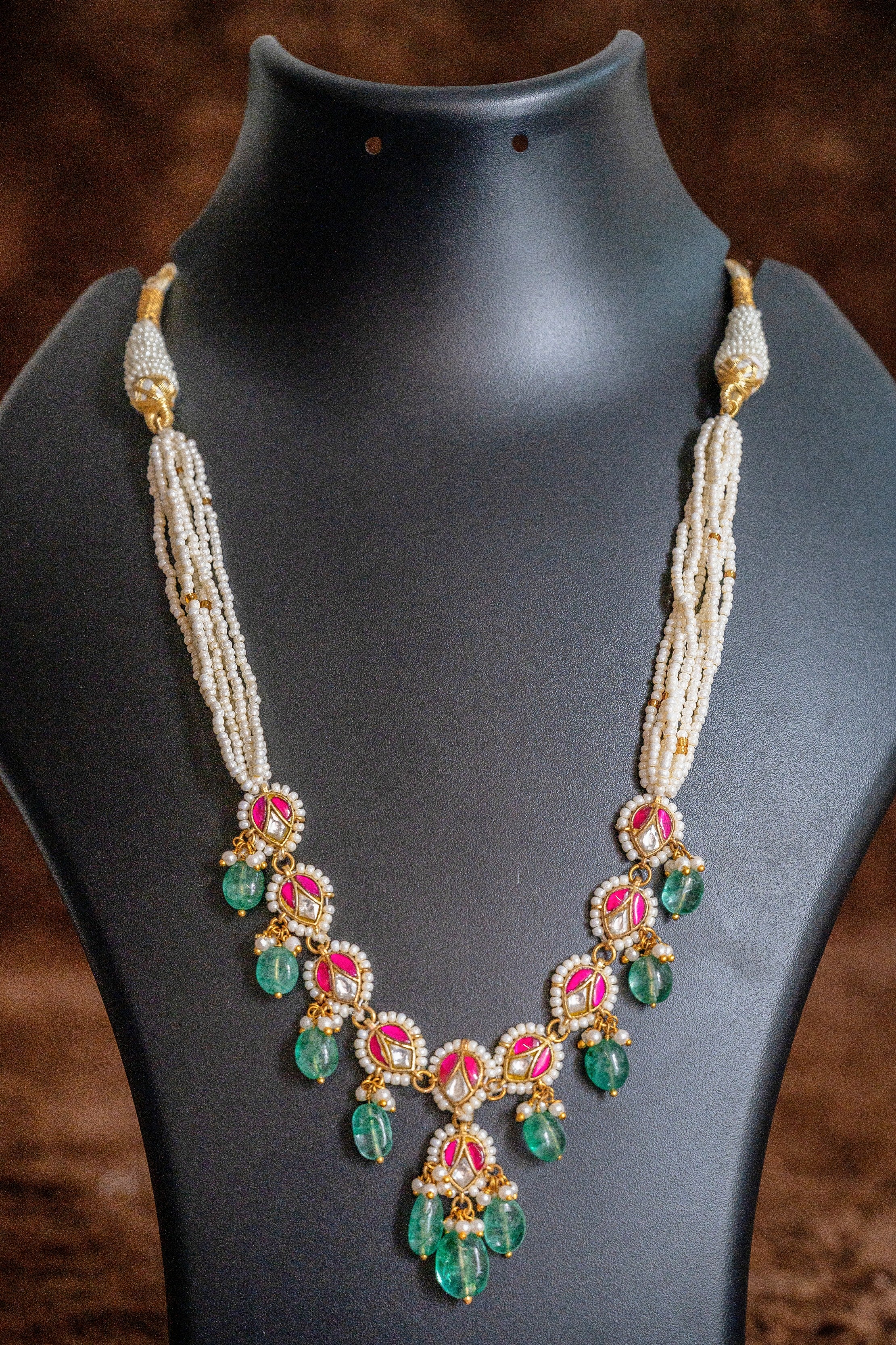 Jadau Kundan Necklace Set