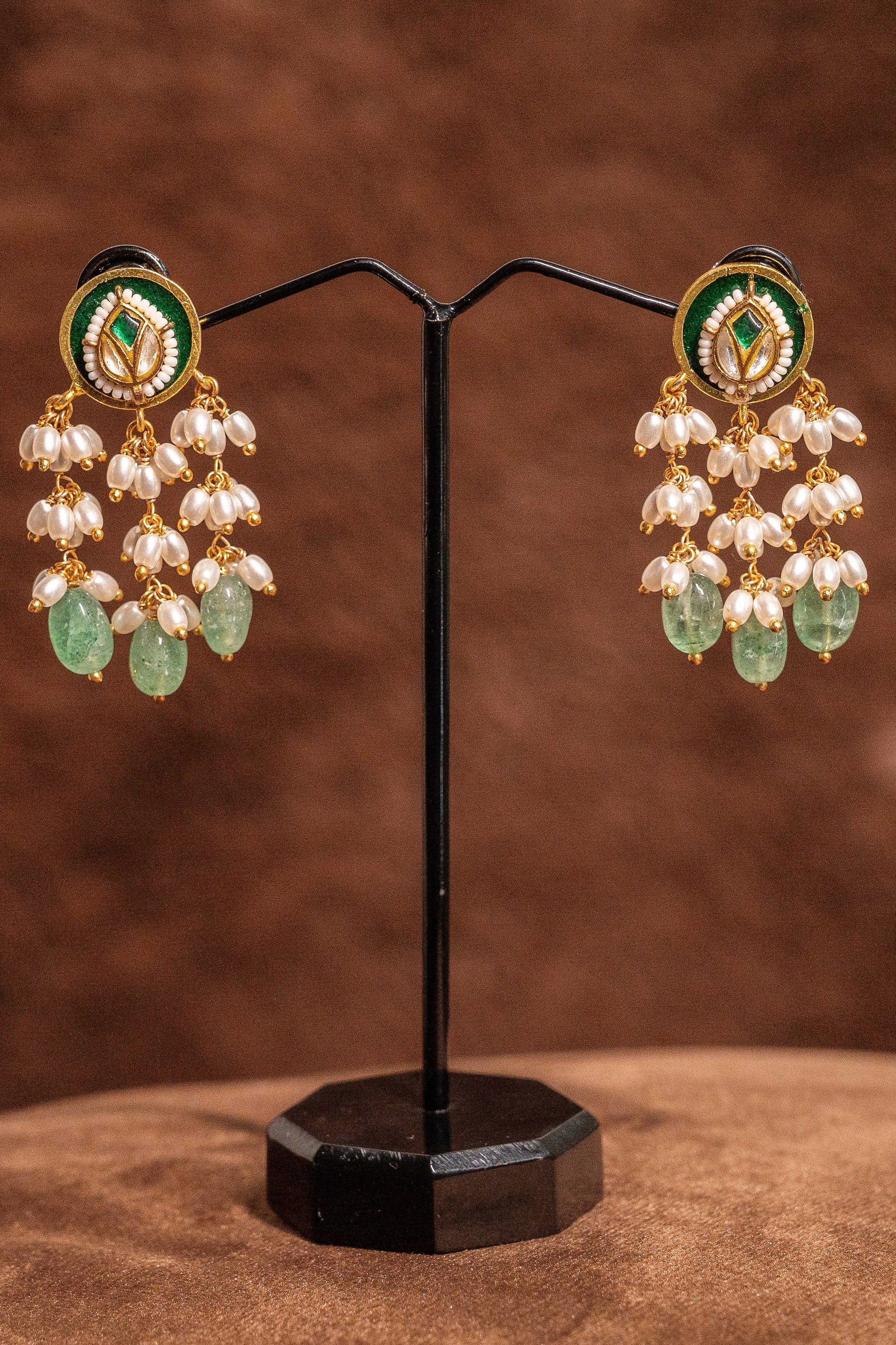 Bird Design Jadau Kundan Necklace Set