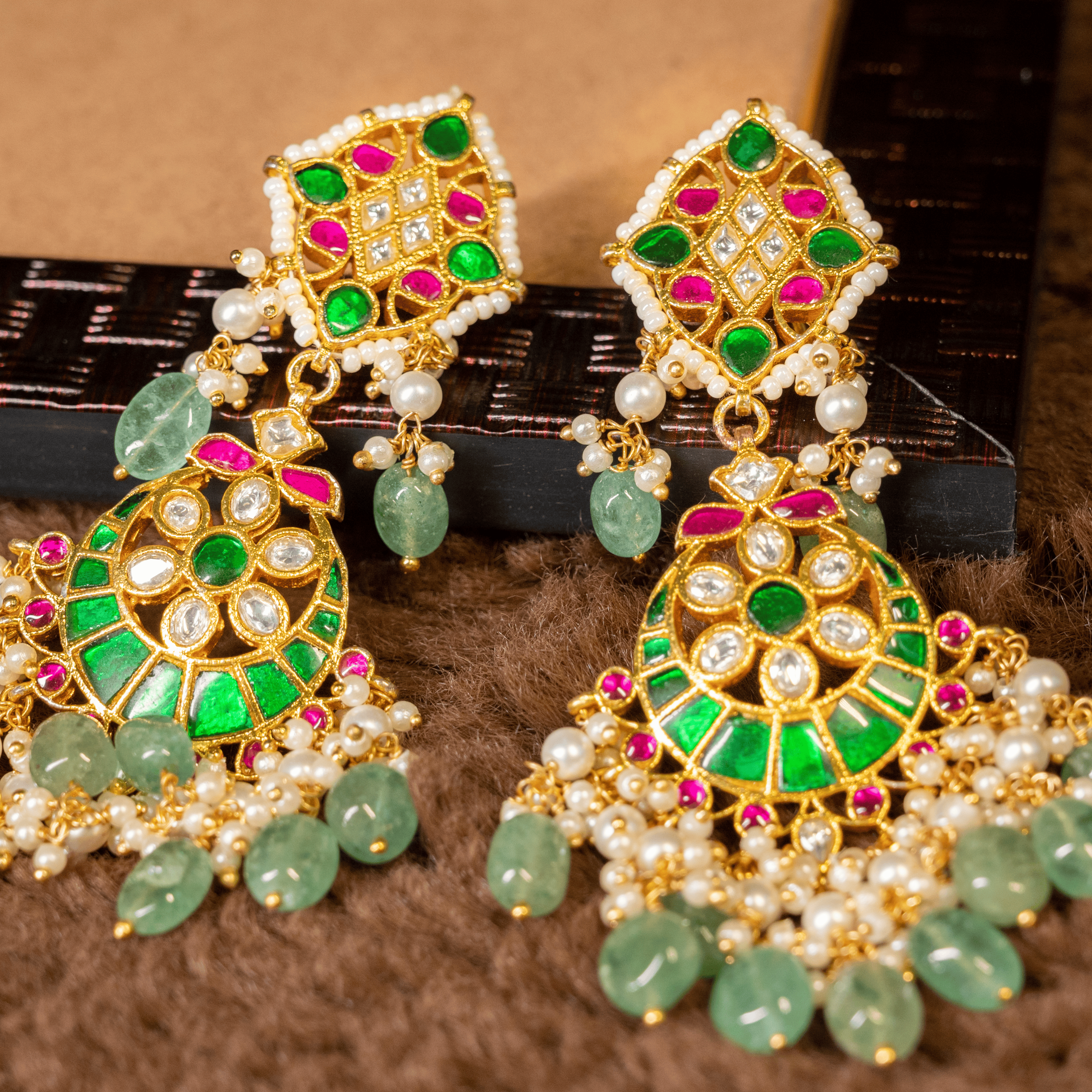 Peacock Earring Set