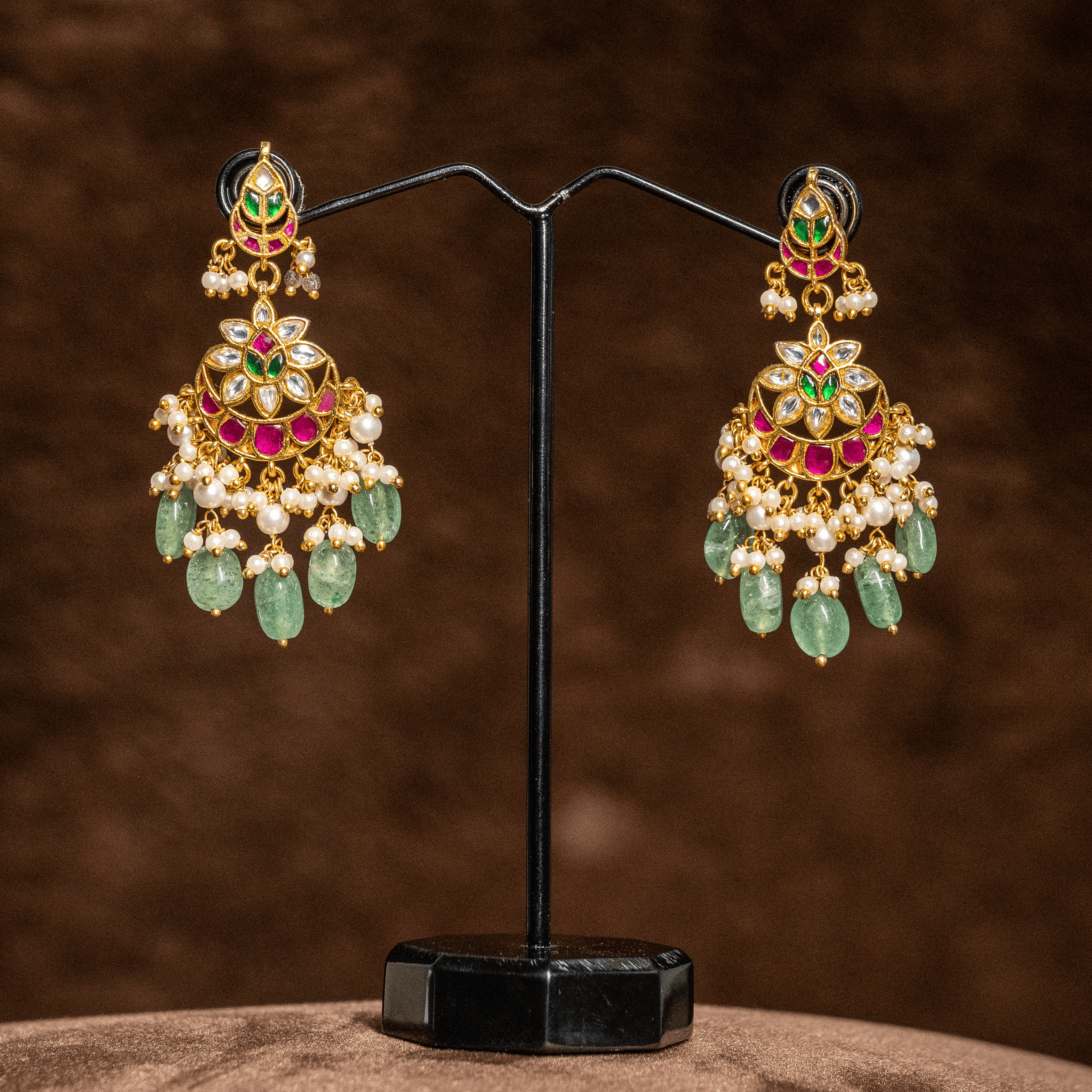 Earring One Gram 1 gm Gold coated traditionl ethnic daily party wear stud Earring