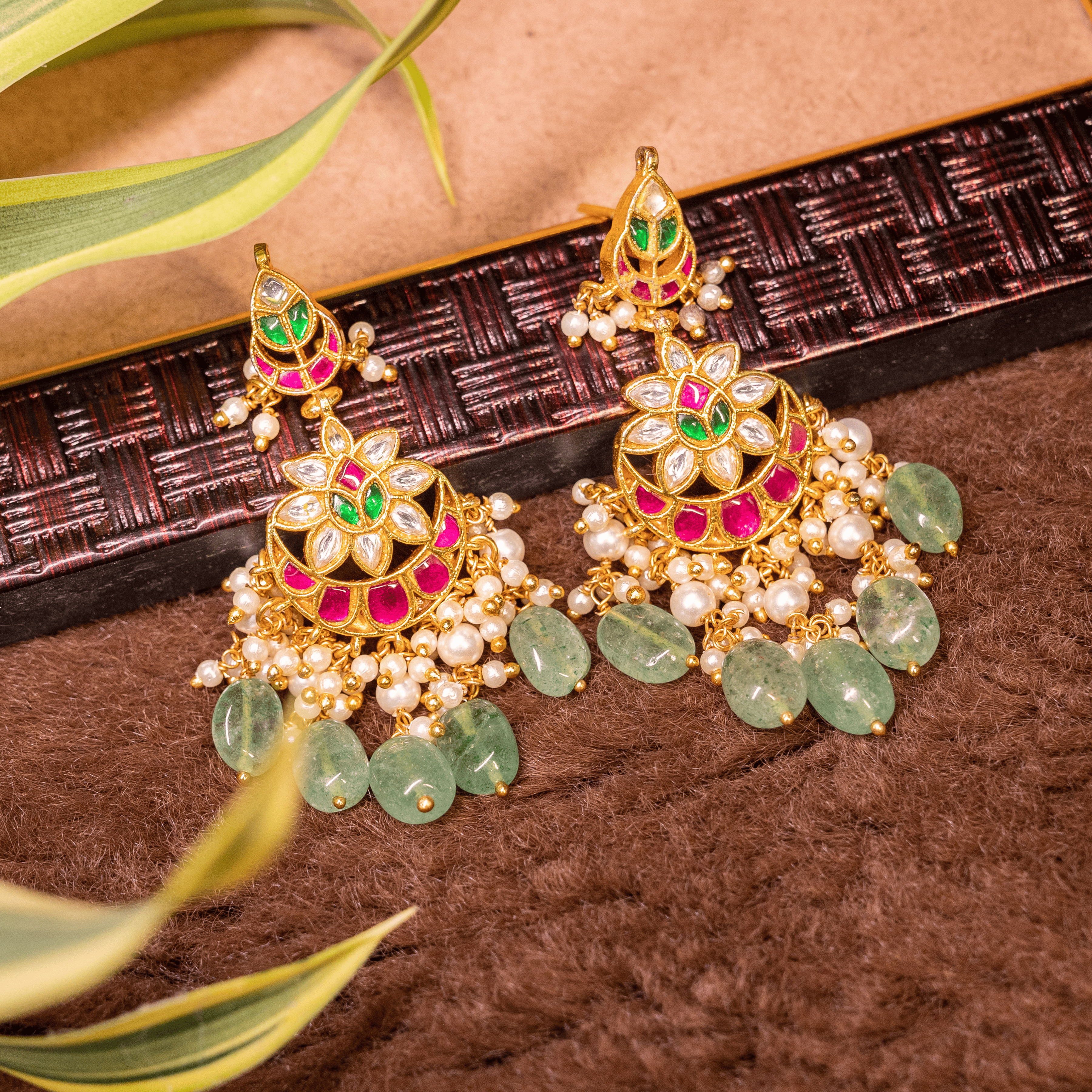 Earring One Gram 1 gm Gold coated traditionl ethnic daily party wear stud Earring