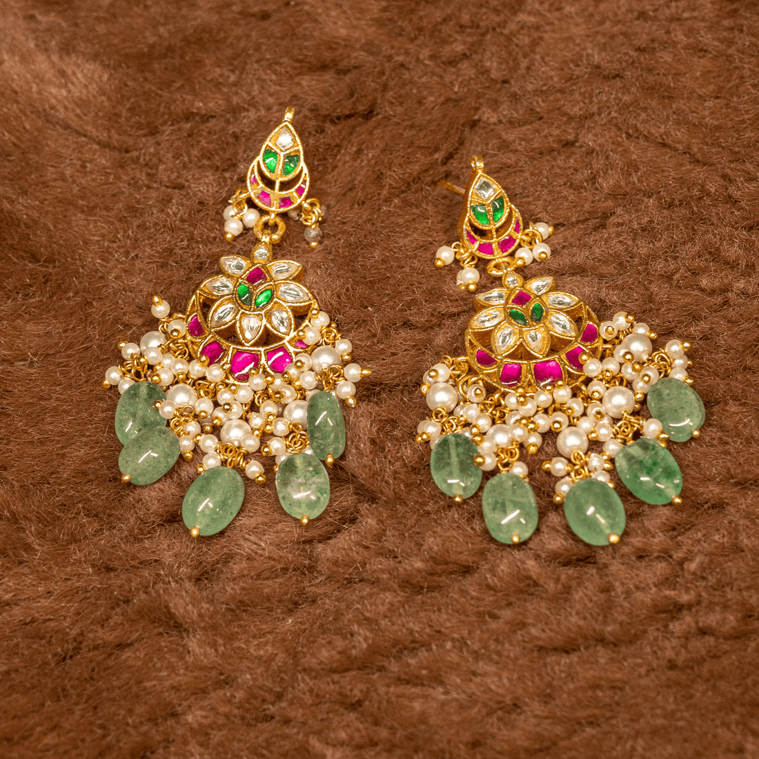 Earring One Gram 1 gm Gold coated traditionl ethnic daily party wear stud Earring