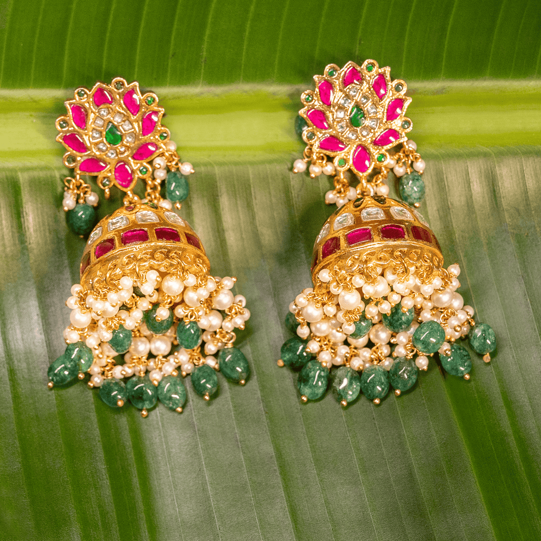 Long Jhumka Set