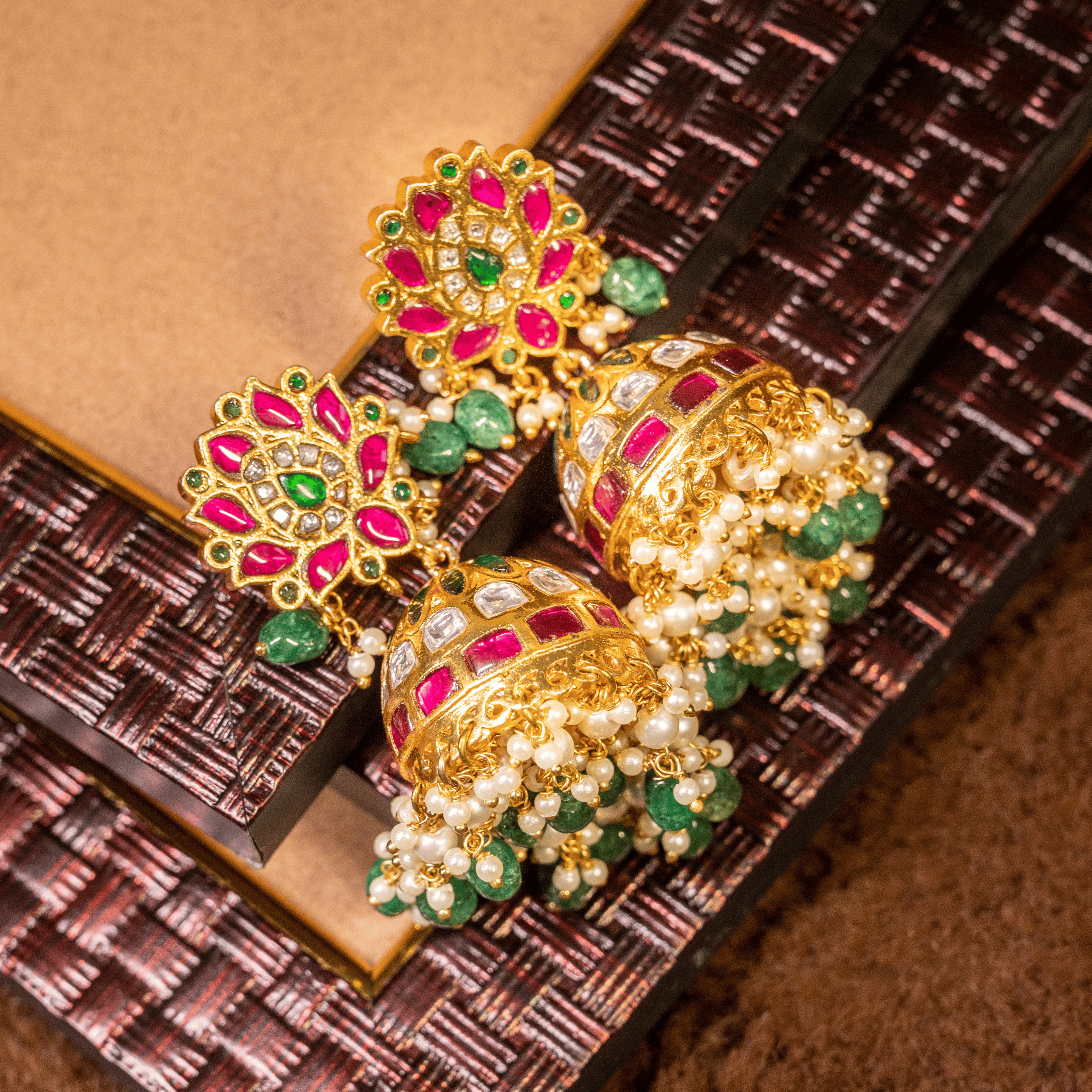 Long Jhumka Set
