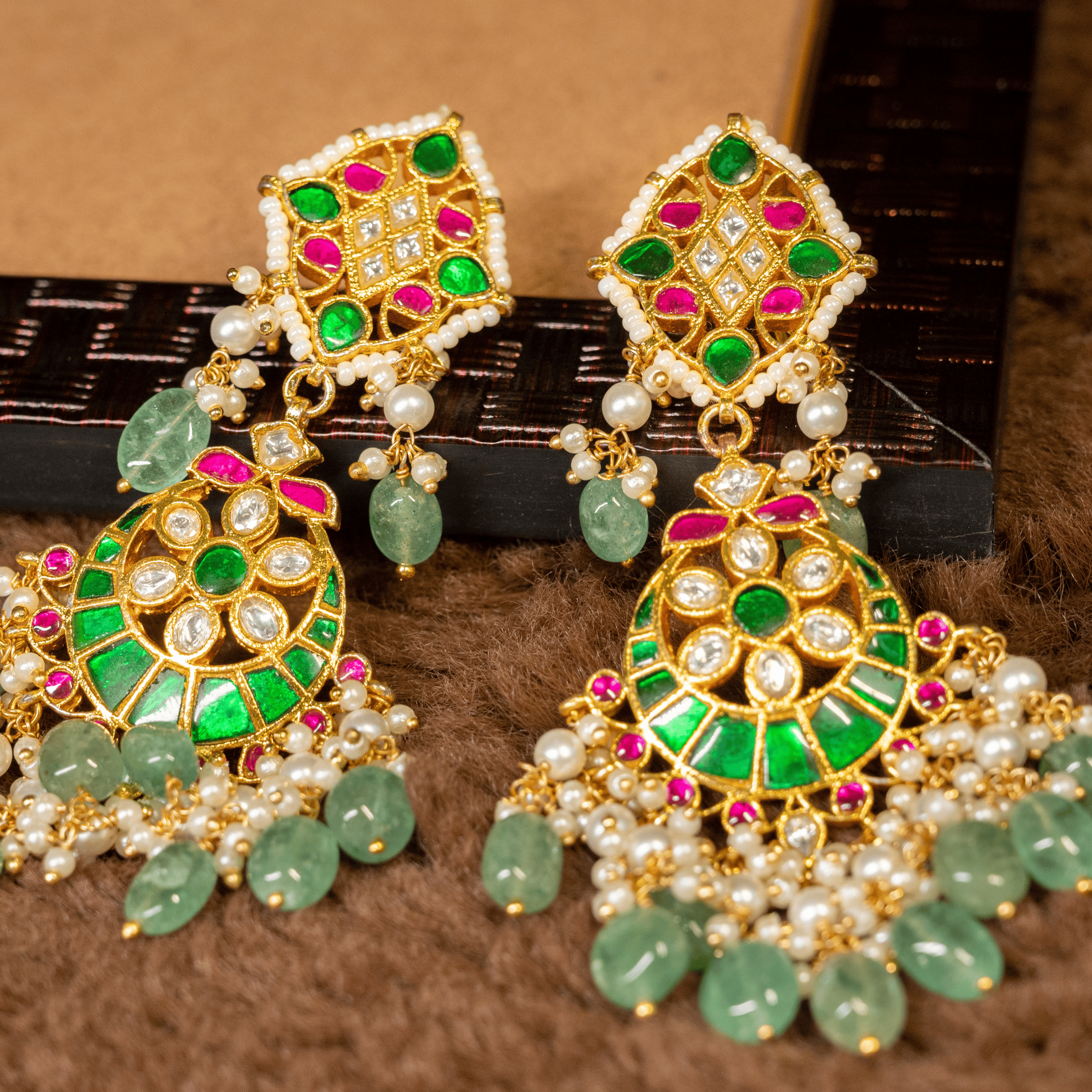 Peacock Earring Set