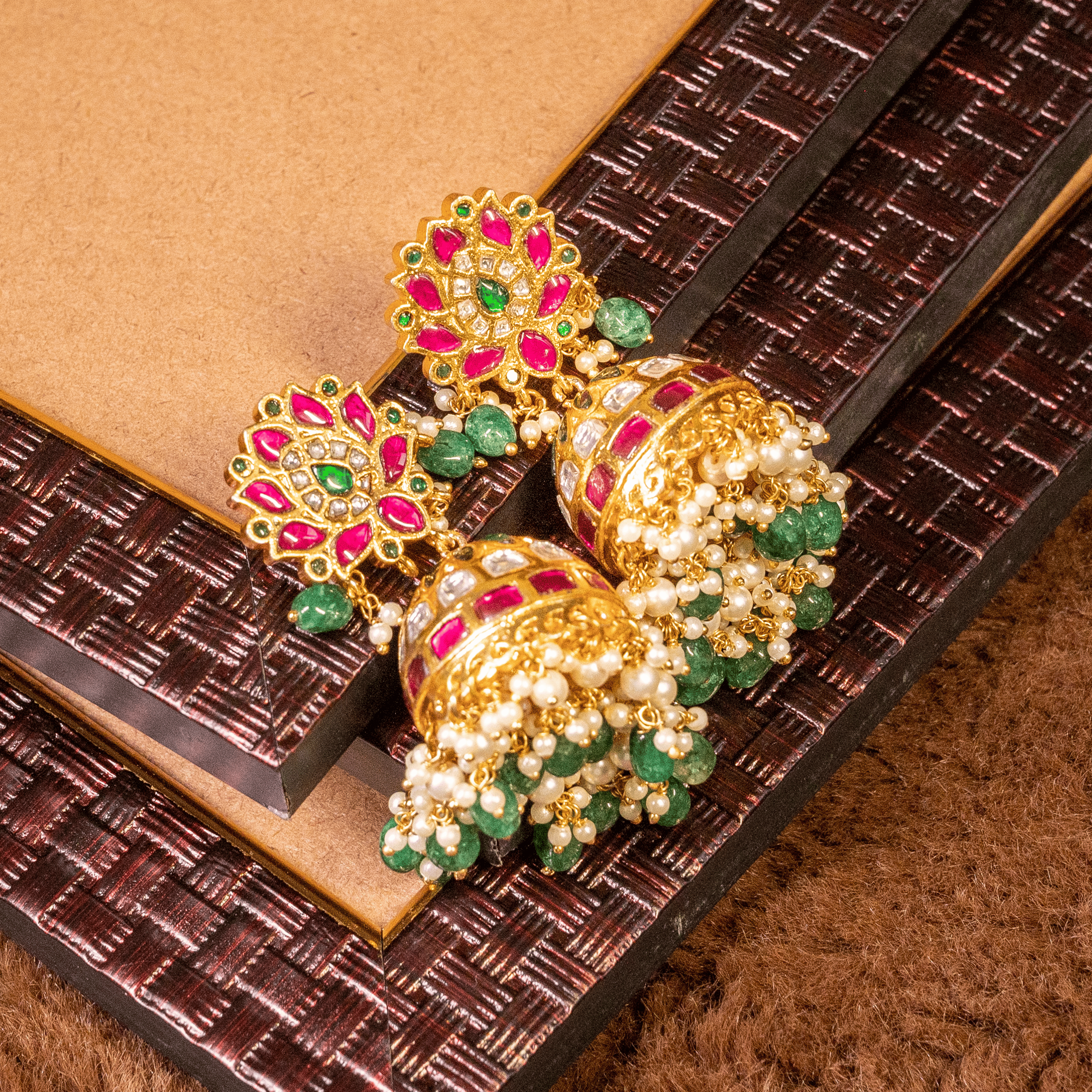 Long Jhumka Set