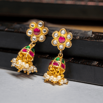 Flower Pattern Jhumki
