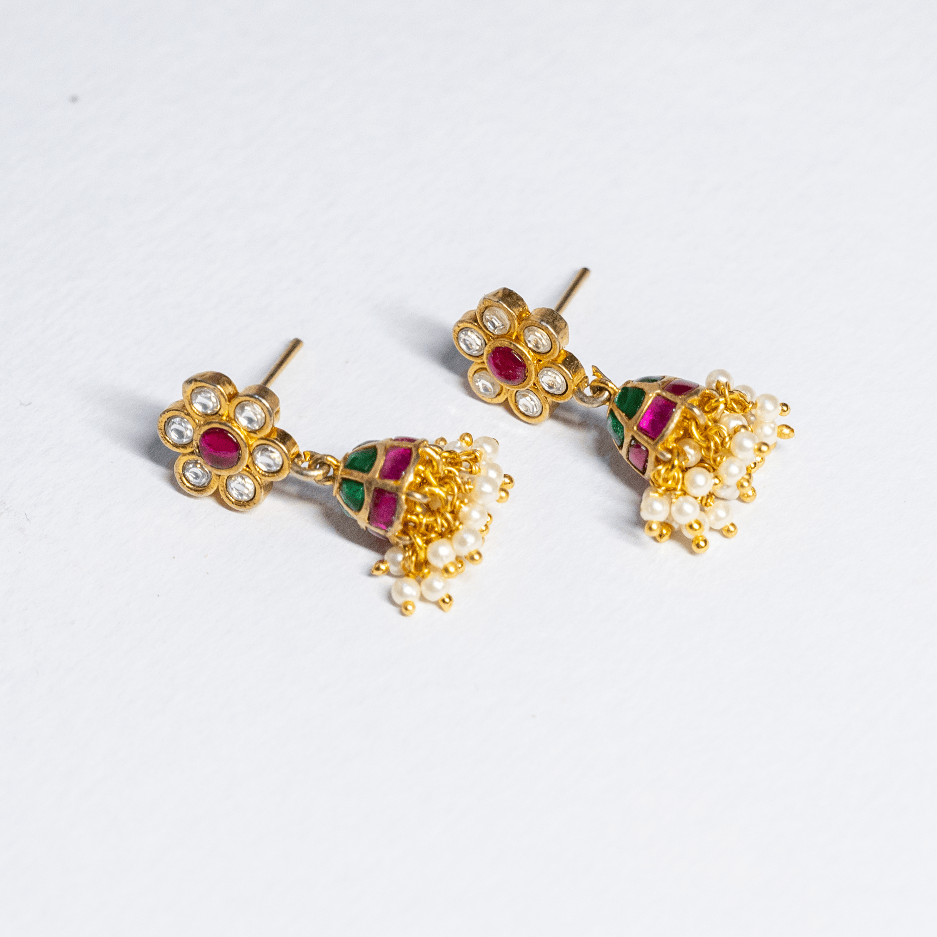Flower Pattern Jhumki